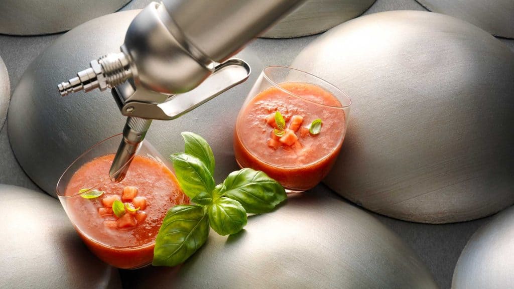 Frisk vandmelon gazpacho