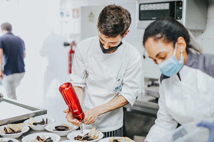 sistema smartwhip en la cocina