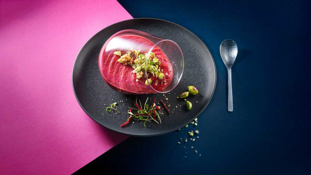 Mousse af rødbede