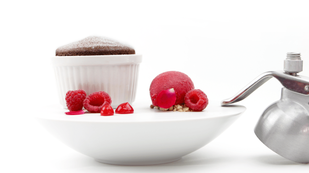 chokoladesoufflé