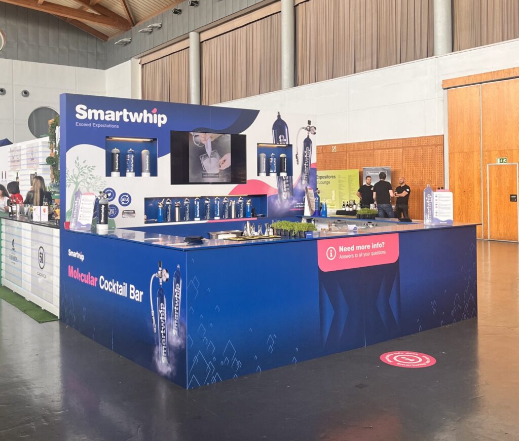 Smartwhip molecular cocktail bar at Lisbon Bar Show 2022