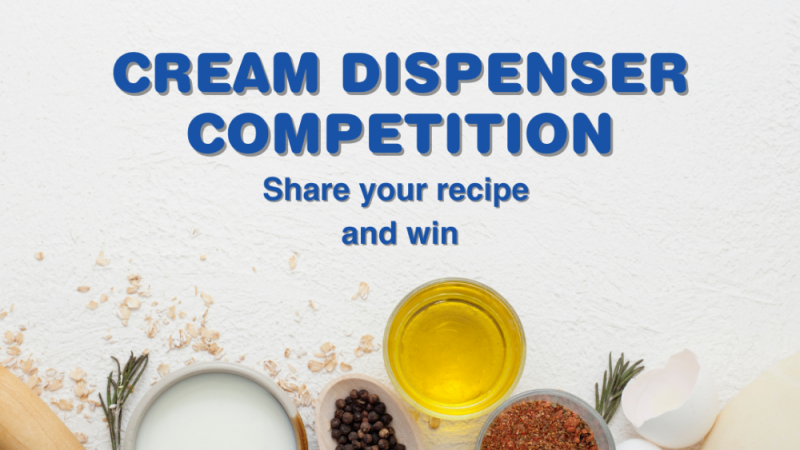 cream dispenser competition